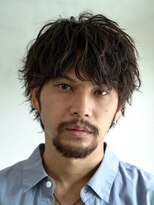 緩めツイストスパイラル無造作シャドウパーマ渋谷メンズ