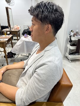 ネイロ 錦糸町(NeiRo) アッシュブラックカルマパーマベリーショートダークアッシュ