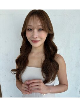 マジコ 原宿(Magico) 韓国風レイヤーカット×ハニーベージュ