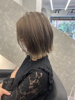 ジエクト アイロ(The Ect ilo)&nbsp;外ハネボブ　髪質改善カラー　マットベージュ