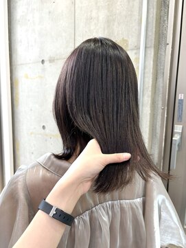 ディジョン(Dijon) 韓国顔まわりレイヤーカットグレージュオリーブベージュブラウン