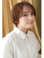 カバーヘア ブリス 上尾西口店(COVER HAIR bliss)&nbsp;暖色系カラー大人可愛い小顔丸みショートマッシュY上尾10代20代