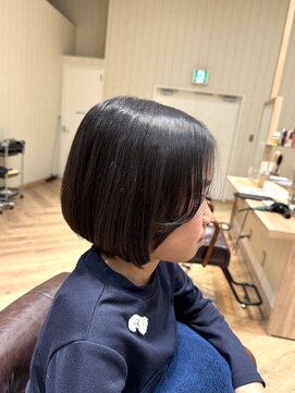 カシータ ヘア リゾート イオンモール熱田店(Casita hair resort) キッズカット×ミニボブ×プツンボブ×ばっさり×手ぐしで似合う
