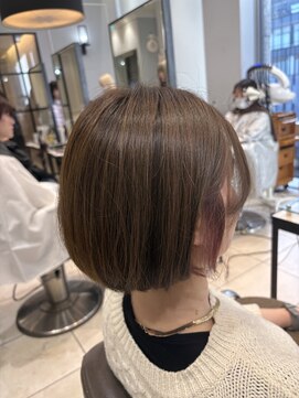 ネオリーブギンザ 銀座店(Neolive GINZA) インナーカラー可愛いボブヘア