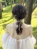 事前LINEカウンセリングあり【前撮り】花嫁ヘアセット＆フルメイク(土日祝) 