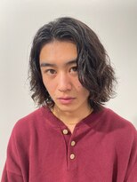 緩めスパイラルパーママッシュシャドウパーマ原宿20代