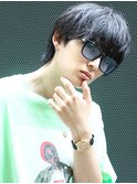 シースルーナチュラル束感ラウンドマッシュ