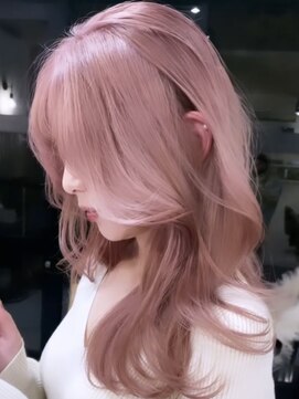 ラキング ギンザ トウキョウ(LAKING GINZA) くびれヘア/アプリコットオレンジ/夏/ハイライトカラー[銀座駅]