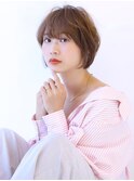 ふんわり丸みショートボブ