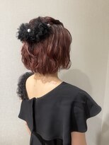 アクイール(ACCUEILLIR) ボブハーフアップアレンジ