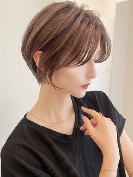 セイドット リー(Say. Ree) Say.ひし形ショートくびれショートレイヤーアッシュオリーブ青山