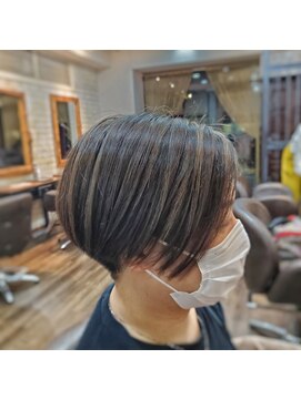 美容室ポール 西葛西店(PAUL) 耳掛け 小顔 ハイライトカラー 西葛西美容室 学割U24