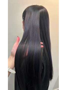 リフトバイマグ 松本駅前店(lift by mag) おすすめ冬カラー◎透明感韓国風ブルーブラック美髪