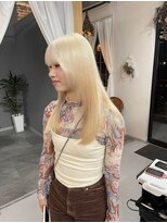 髪屋 紬 【Sera】抜きっぱなし/ブロンド/ミルクティーベージュ