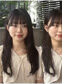 顎下からレイヤーカット