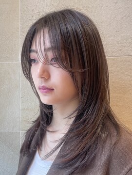 ビュートリアム265(BEAUTRIUM 265) ★ミディアムレイヤー/ワンカール/モカブラウン/流れる前髪/銀座