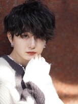 ロミー 本厚木(ROMMY.) クールショートレイヤーショート☆黒髪パーマ小顔20代~50代