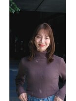 ガーデン ジングウマエ(GARDEN jingumae)&nbsp;大人ガーリー/ ミディアムレイヤーカット/似合わせカット/前髪