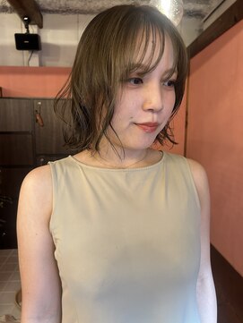 ニーム(nimes) hibico オリーブカラーボブ