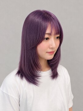 コタ 水戸(COHTA) 艶髪ラベンダー×レイヤーカット