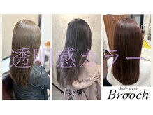 ブローチ(Brooch)の雰囲気（透明感を出すカラーはおまかせ☆）