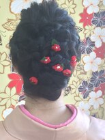 ヘアメイク プリンセス(Hair Make PRINCESS)&nbsp;くるりんぱと編み込みのコラボ