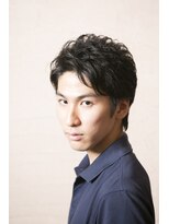 ヘア リーフ(Hair Leaf) ポイントパーマアップバングスタイル