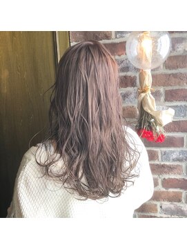 エイミー(Aimee) Aimee 町田　ミルクティーベージュ×波巻きミックス