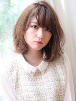 髪質改善大人可愛い小顔ひし形切りっぱなしグラボブ20代30代40代