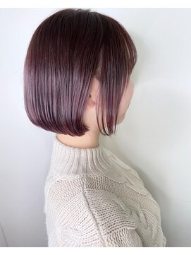 ルチェア ヘア(Lucea Hair) パープルガーネットボブ