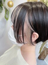 イリ 梅田(ili) 【kento限定カラー】ボブ/顔まわりインナーカラー