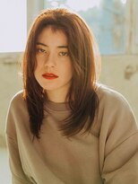 カラーサロンビスカリア 相模原エリア 淵野辺駅店(Color salon Biscaria)&nbsp;センターパートロングレイヤー