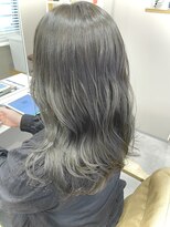 グロウ バイ フェイス(GLOW by face)&nbsp;サイドバングフォレストグレージュ20代30代40代池袋髪質改善