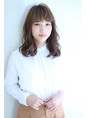 大人カジュアルアッシュブラウン