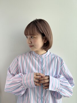 エクリ シセイドウ 麻布十番店(equri×SHISEIDO) 【麻布十番】ふわっとまとまるボブ