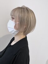 ゴーズゴードットビー 吉祥寺(go s go .b)&nbsp;透明感抜群ミルクラテショートボブ【吉祥寺】【イルミナカラー】