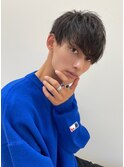 西梅田シャドウパーマッシュウルフカットツーブロックフェード