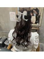 リエコー(RE'ECHO)&nbsp;ハーフアップアレンジ/リボンアレンジ