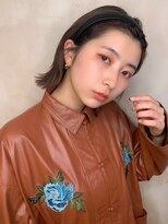 ニスル 町田店(NISURU)&nbsp;似合わせカット/大人ガーリー/ダークアッシュ/着物/町田/町田駅