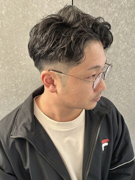 ニアウ 太田店(Niau) メンズパーマニュアンスパーマ波巻きスパイラルパーマ眉毛太田