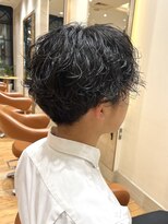 ビュートリアム265(BEAUTRIUM 265) メンズナチュラルツイスパ マッシュパーマ アッシュブラック銀座