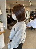 20代30代髪質改善艶感ココアブラウン外ハネボブ