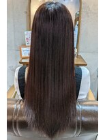 クリー(cree)&nbsp;デザインカラー/レイヤーカット/オリーブベージュ/こなれミディ