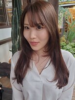 テントヘアー(tent hair) 秋も艶髪でレイヤースタイル♪