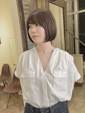 ヘアー アンド ビューティー リル(rille) 【石附】ミニボブ