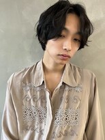パーク(PARK) 【PARK】メンズセンターパート×シャドウパーマ