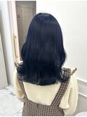【ブリーチ1回】ちゅるんと透けるネイビーブルー *Lilme 姫野*