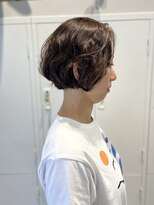 シュク 高円寺(SYUK)&nbsp;癖毛をファッションに◎コンパクトなミニボブ【青木】SYUK高円寺