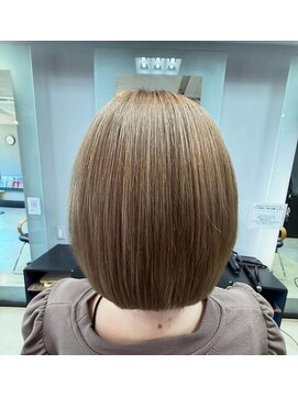 ジョルジュ サンク 戸田店(George Cinq) ベージュカラー&髪質改善トリートメントプレミアム