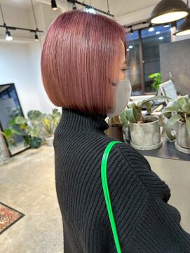 メリー オオサカ(Merly Osaka) cherry pink × bob